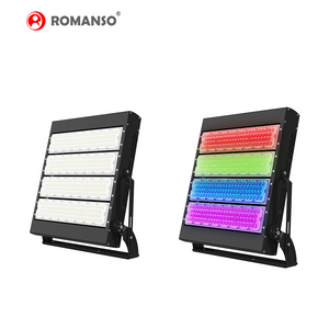 ROMANSO 800Watt 12000LM AC100 ~ 277V 50-60Hz LED RGB Ilumina&ccedil;&atilde;o esportiva com mudan&ccedil;a de cor ao ar livre 