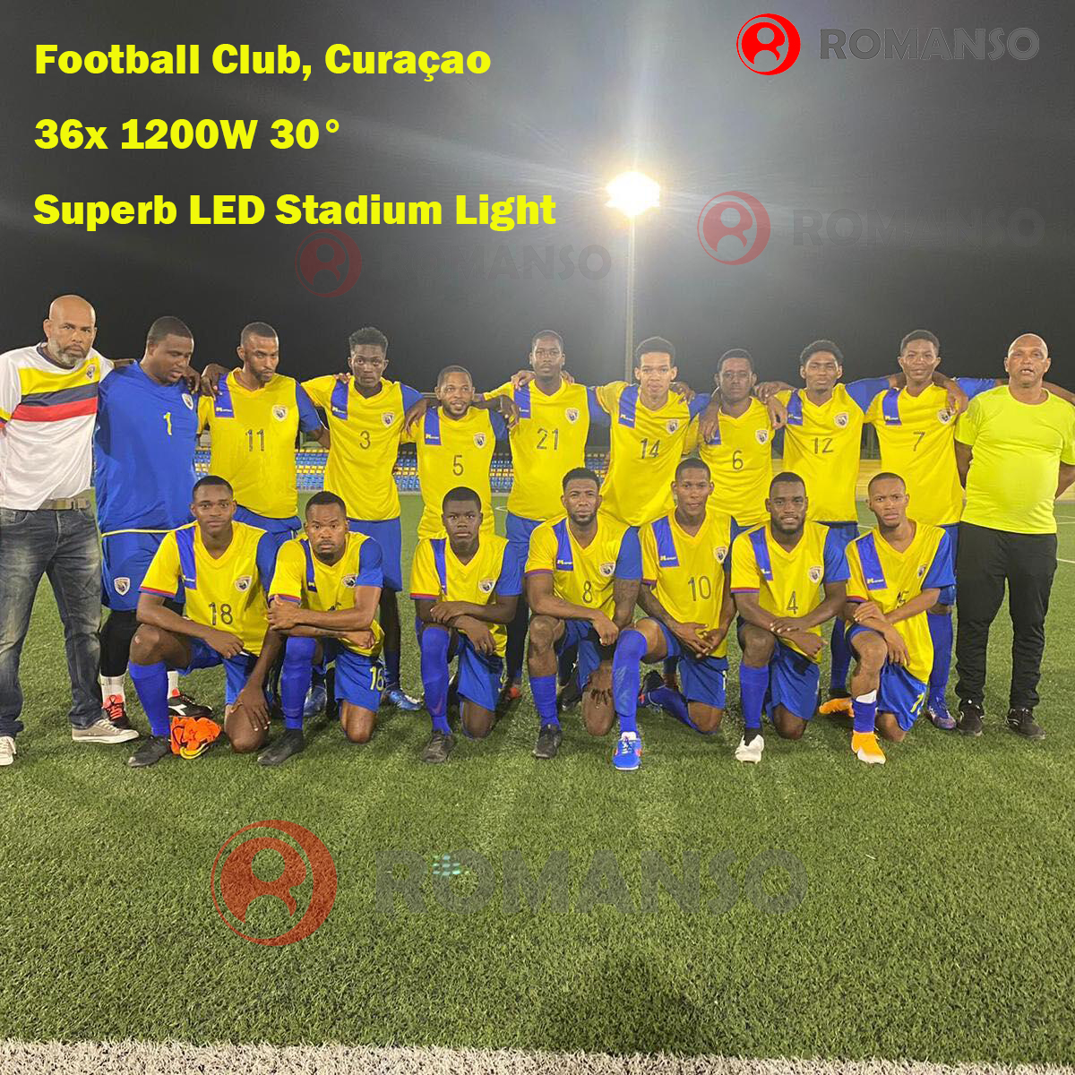 Projeto de ilumina&ccedil;&atilde;o de est&aacute;dio de futebol